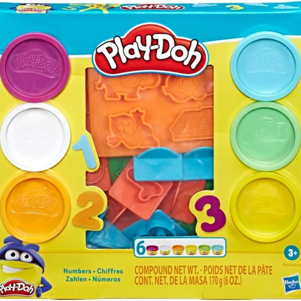 Play-Doh Fundamentals Number Stampers Tool Set Ages 3 years + New in Box